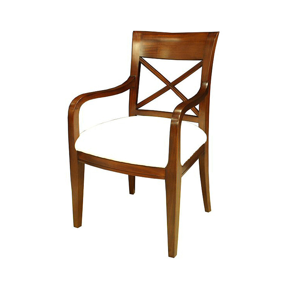 Criss Cross Back Carver Dining Chair Hudson Furniture