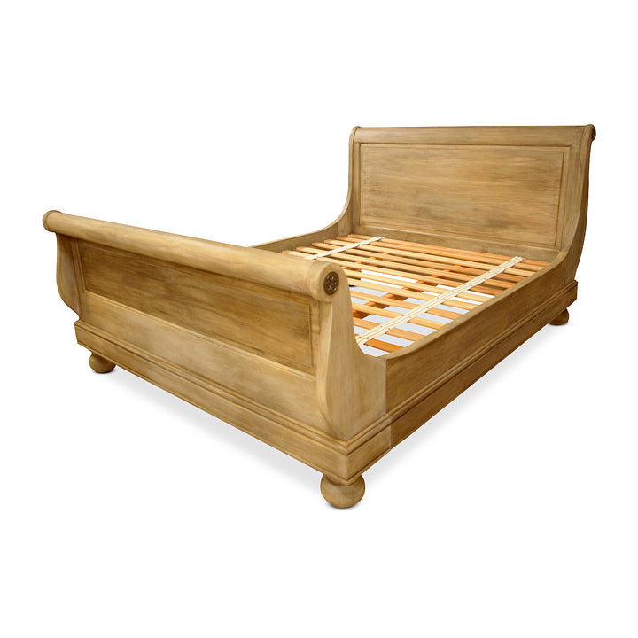 Antoinette Sleigh Bed - Queen size