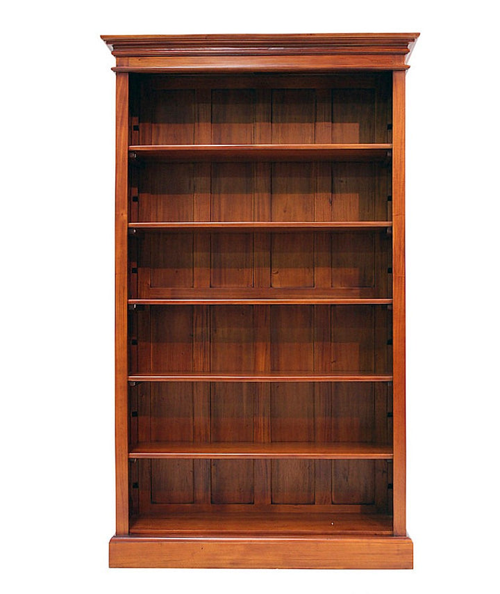 Six Shelf Mahogany Bookcase