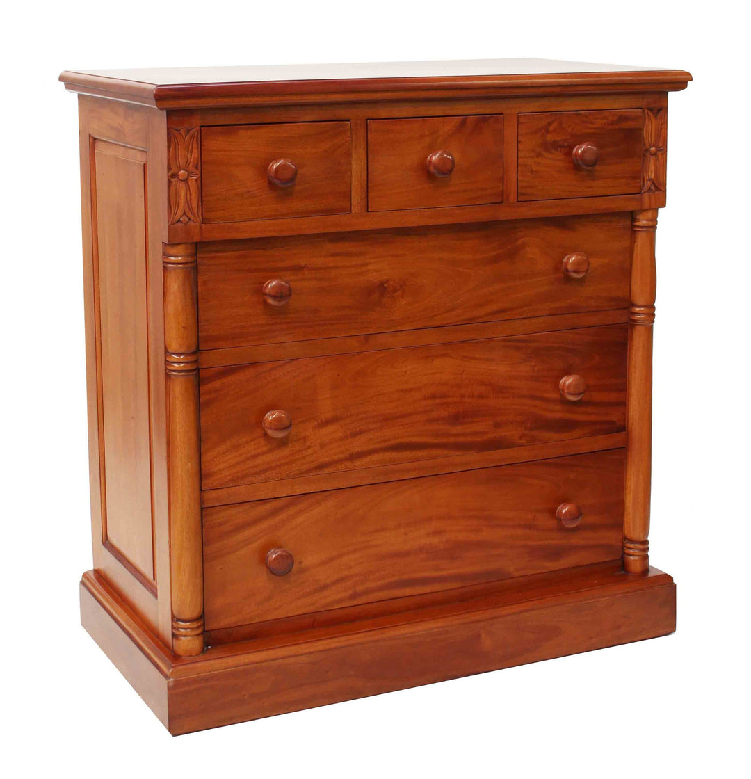 Colonial Six Drawer Tall-Boy