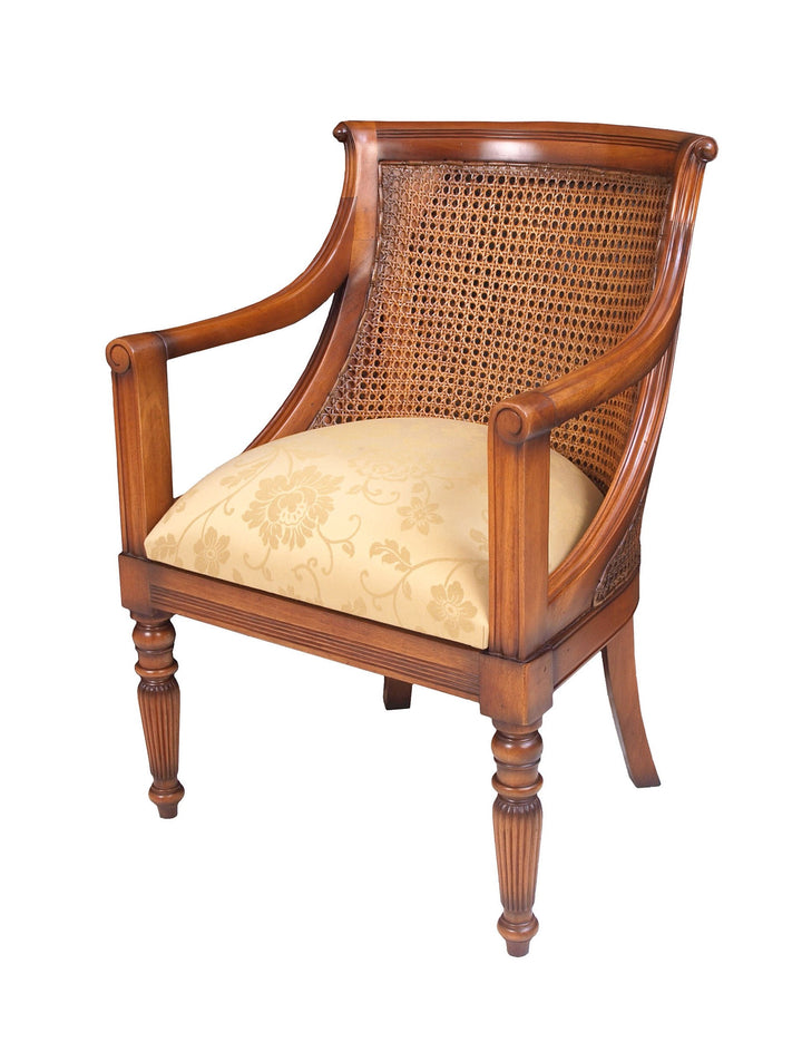 Cane Barrell Rattan Armchair