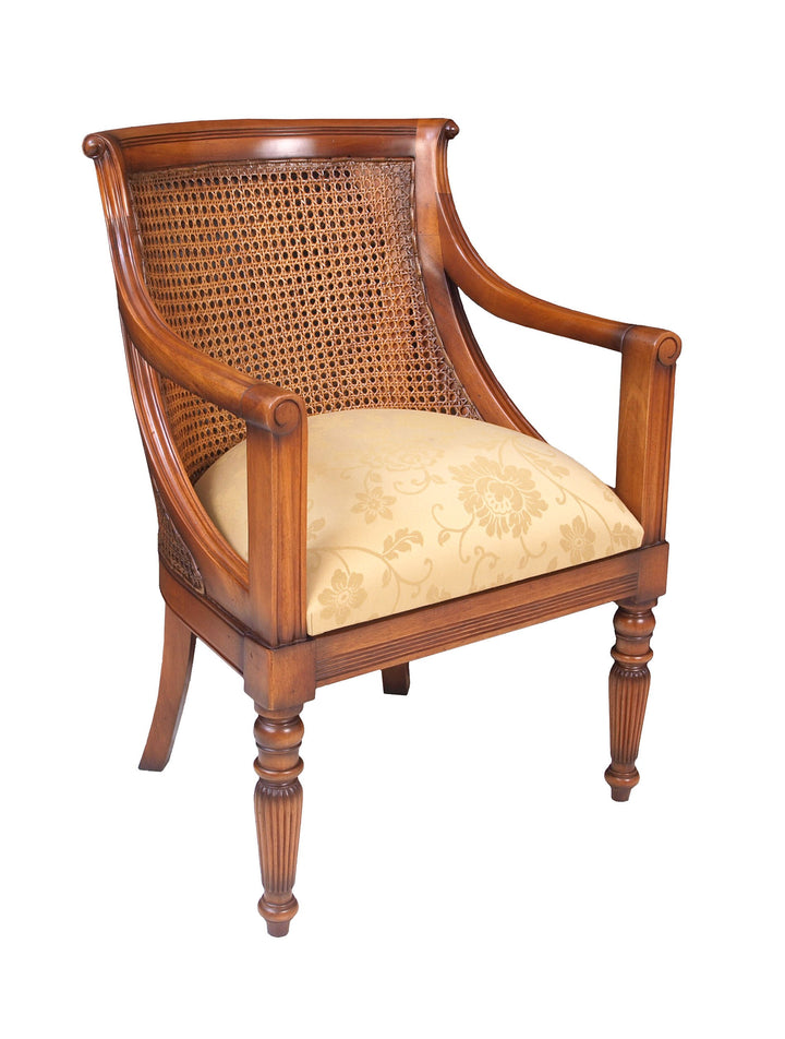 Cane Barrell Rattan Armchair