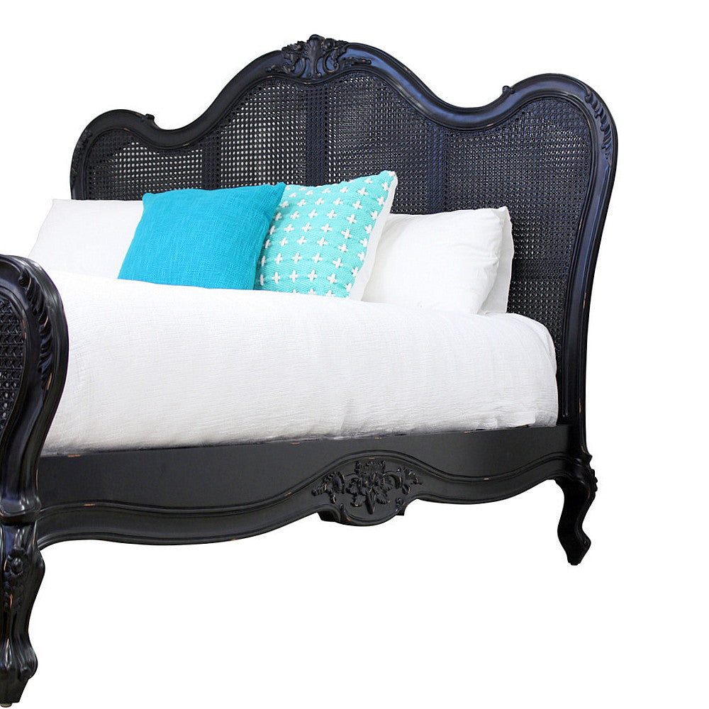 Parisian Rattan Bed - Queen size