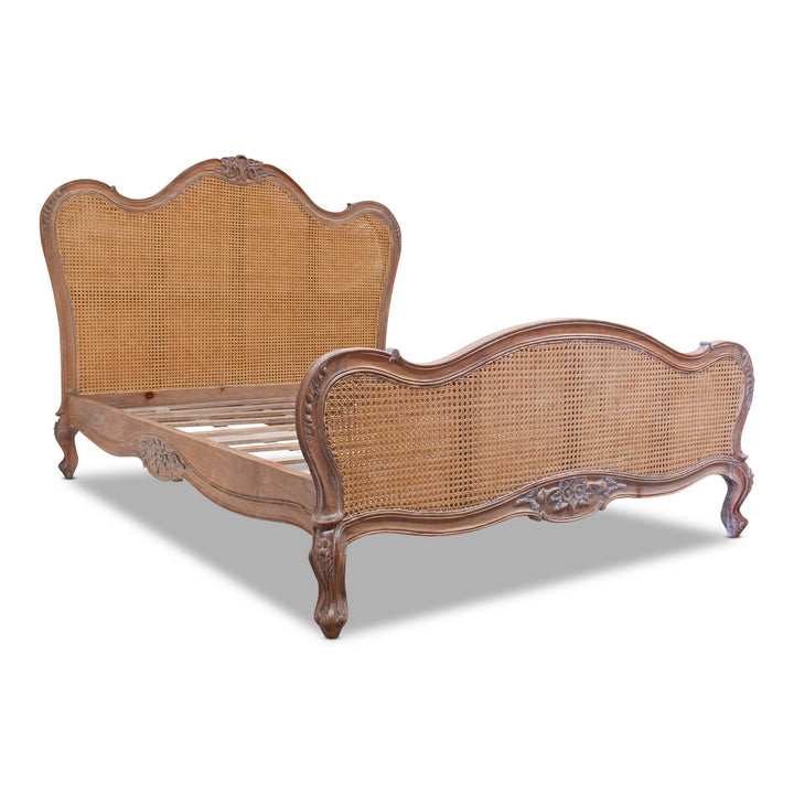 Parisian Rattan Bed - Queen size