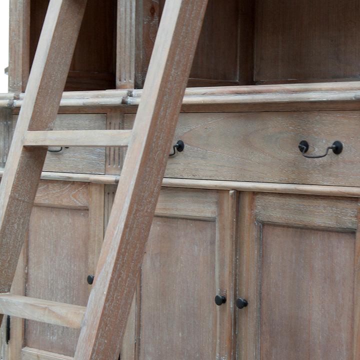 Estate Bookcase with Ladder