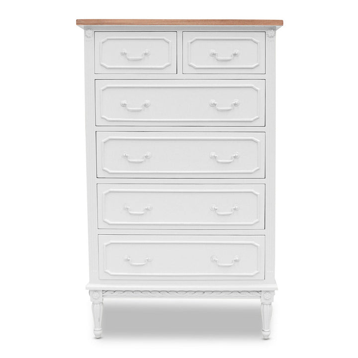 Marseille 6 Drawer Tallboy