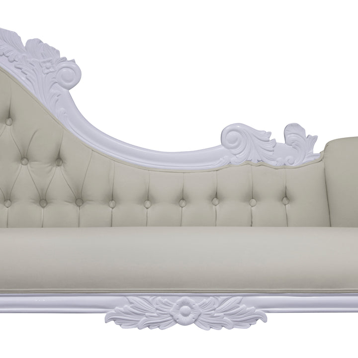 Large Carved Chaise Lounge