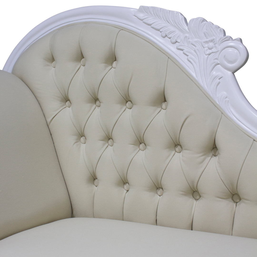 Large Carved Chaise Lounge