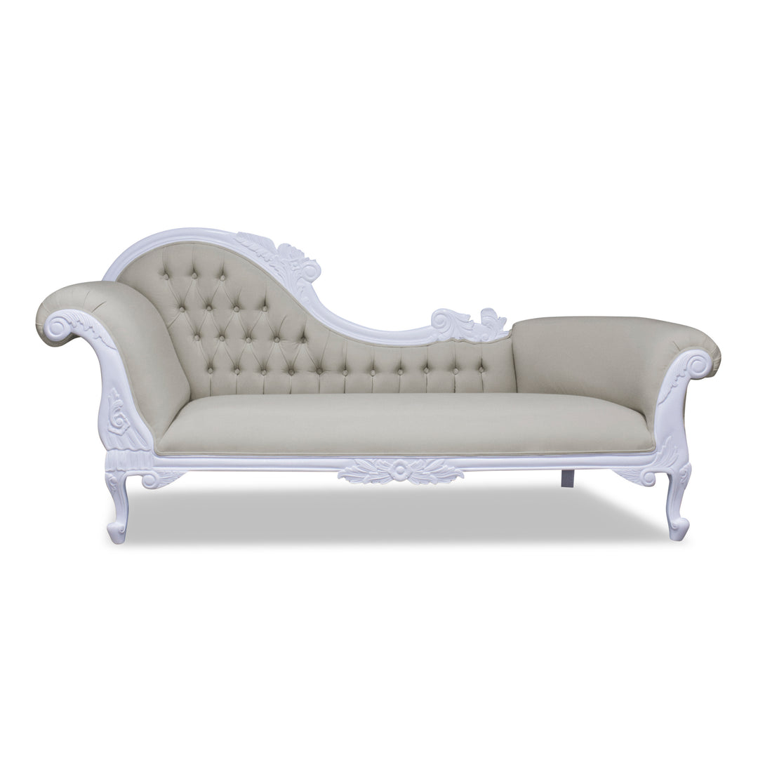 Large Carved Chaise Lounge