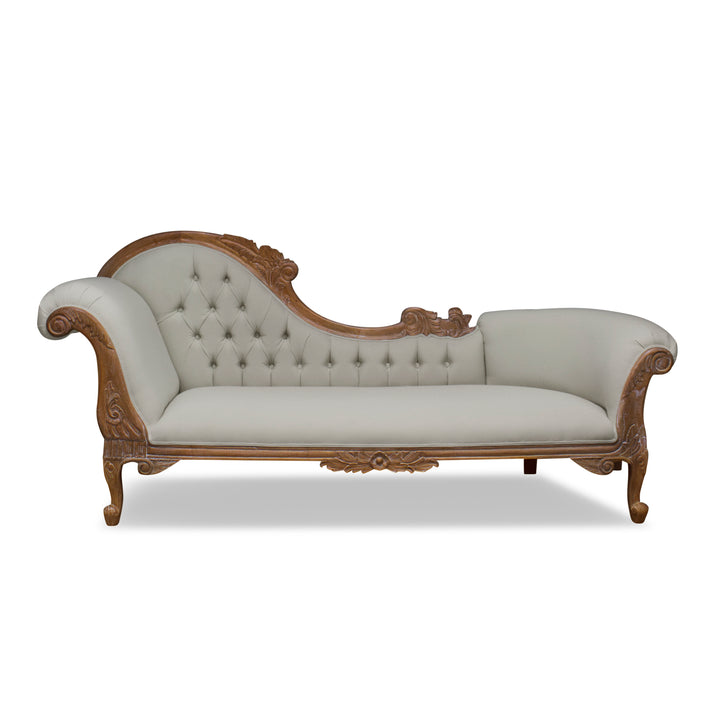 Large Carved Chaise Lounge