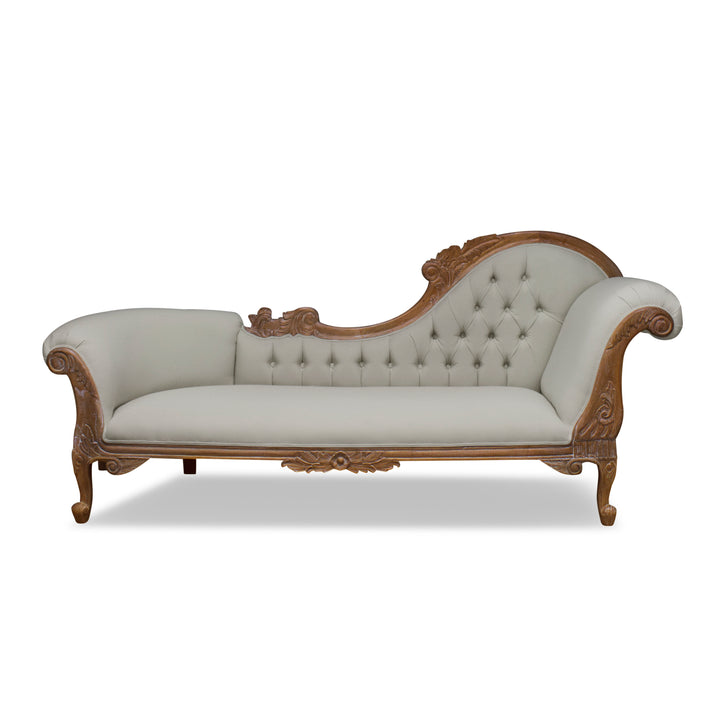 Large Carved Chaise Lounge