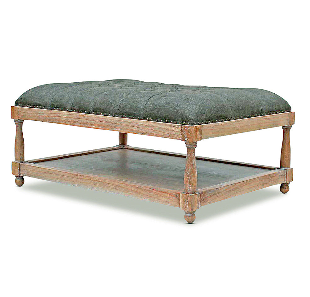 Parisian Upholstered Ottoman