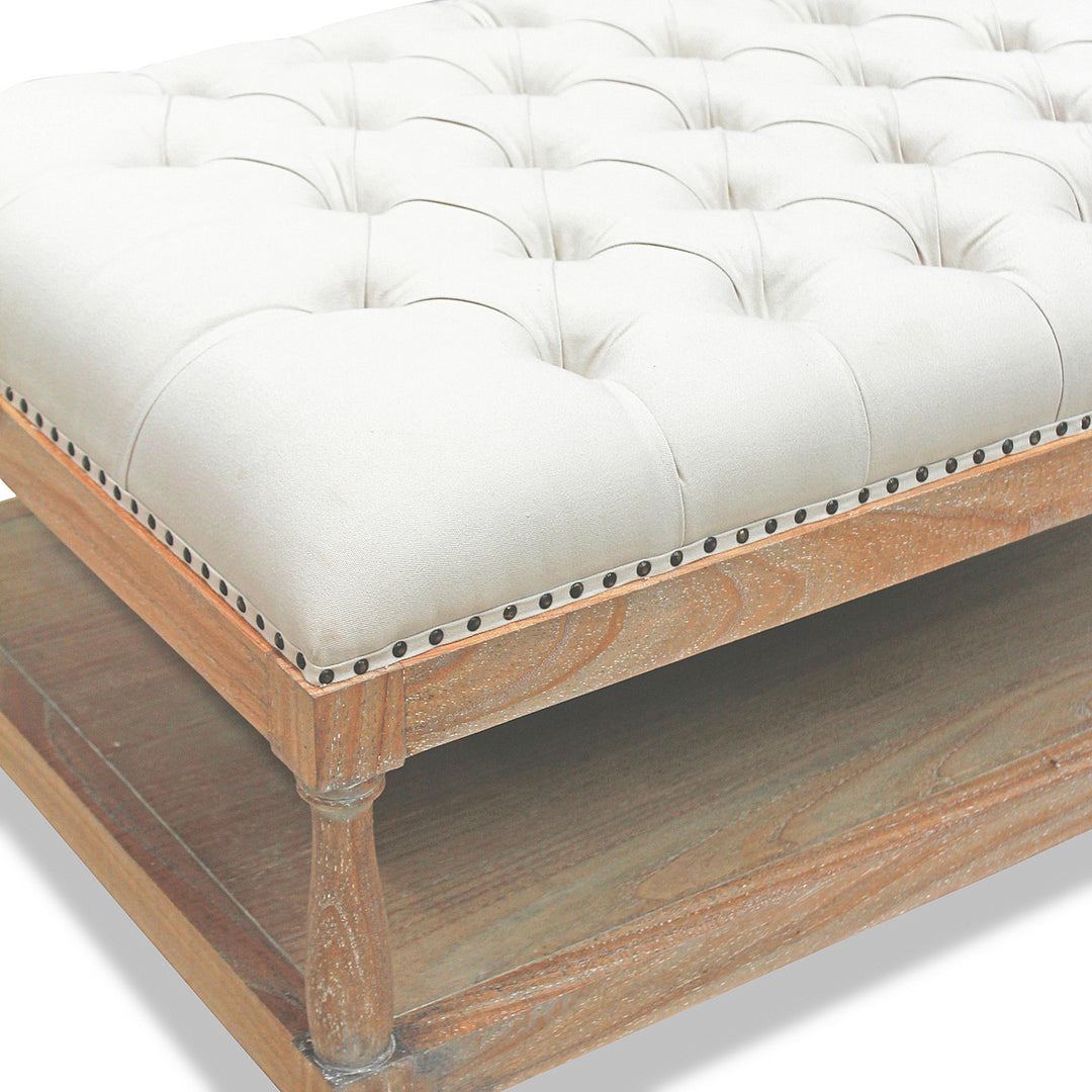 Parisian Upholstered Ottoman