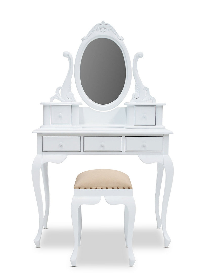 Marcella Dressing Table with Stool