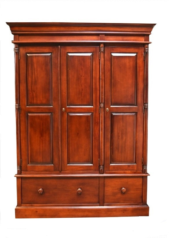 Colonial Style Wardrobe - Large