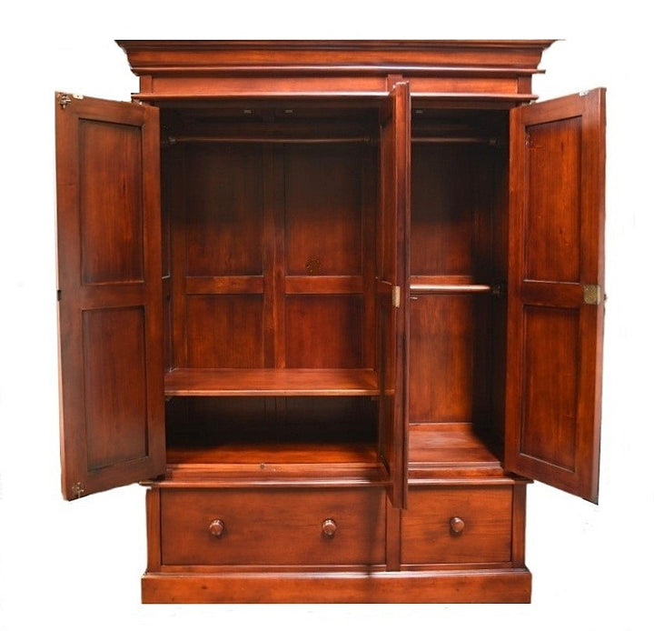 Colonial Style Wardrobe - Large