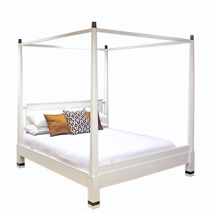 Pencil Four Poster Bed - Queen size