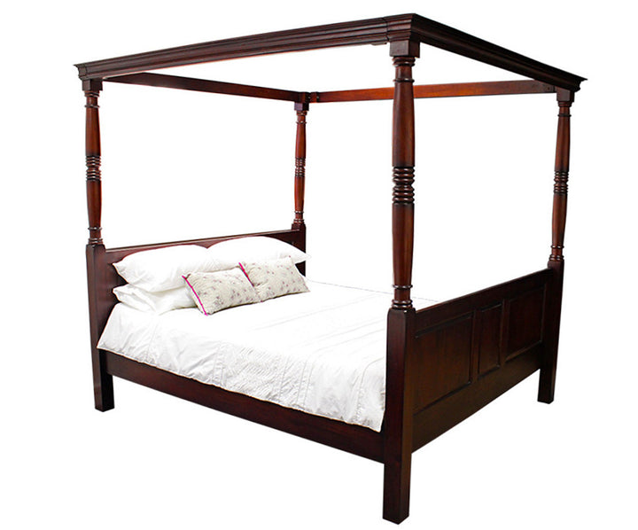 Jacobean Four Poster Bed - King size