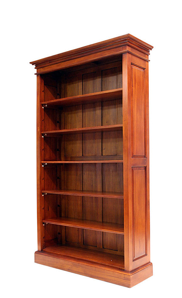 Six Shelf Mahogany Bookcase