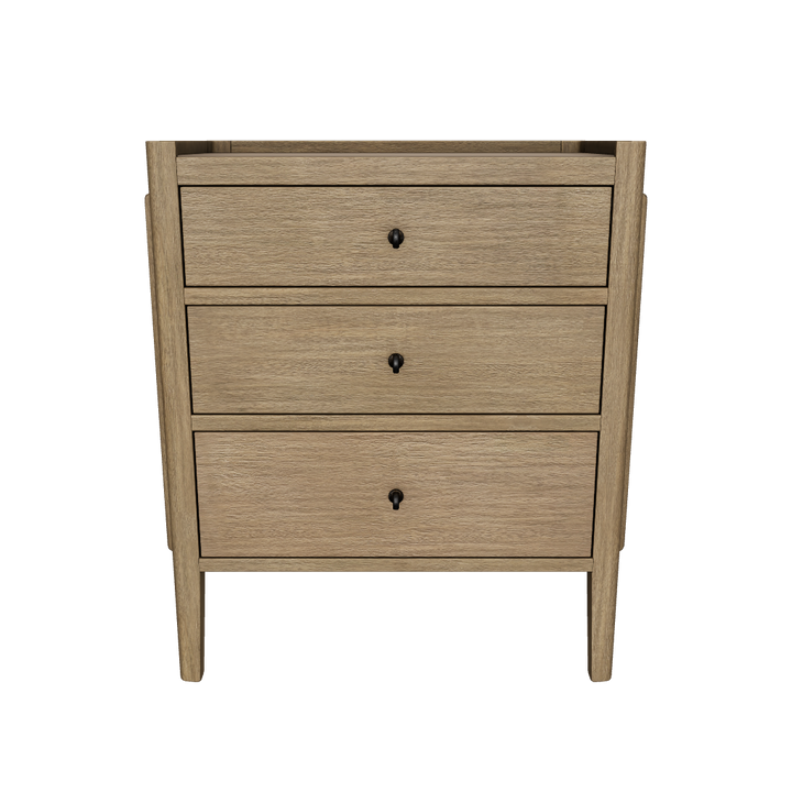 Savannah 3 drawer bedside