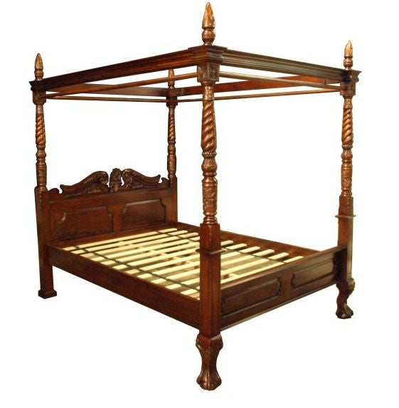 King Size - Queen Anne Four Poster Bed