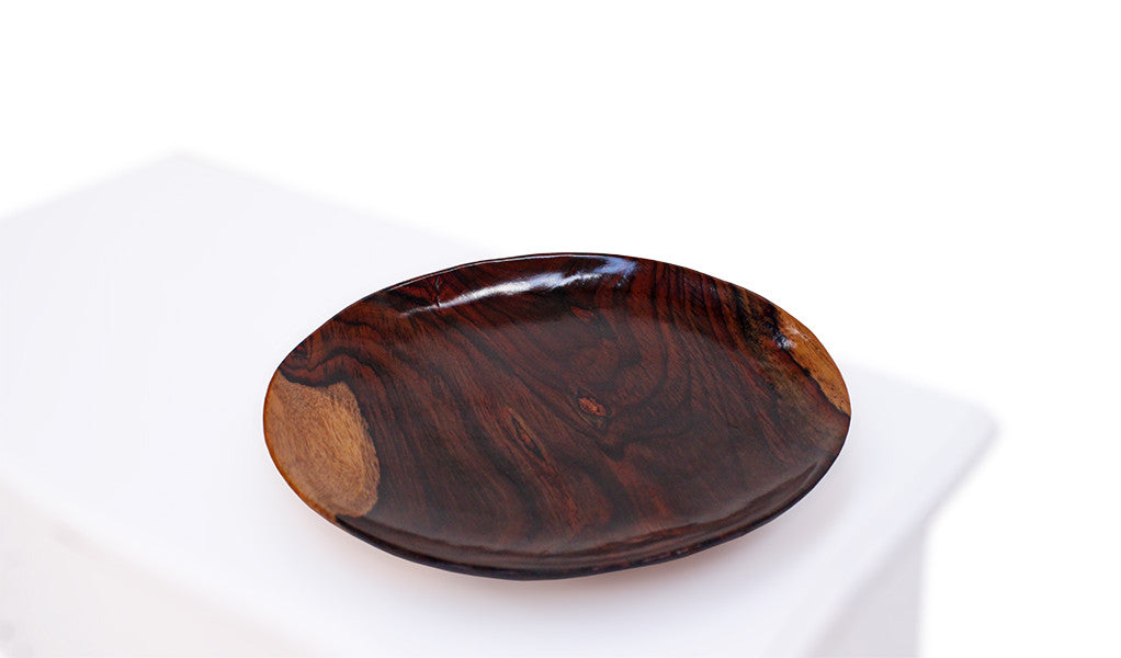 Plate in Rosewood