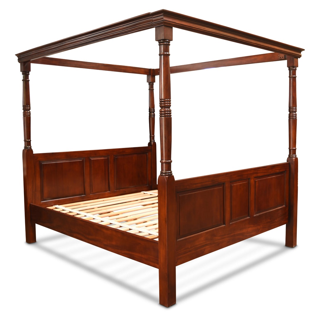 Jacobean Four Poster Bed - King size