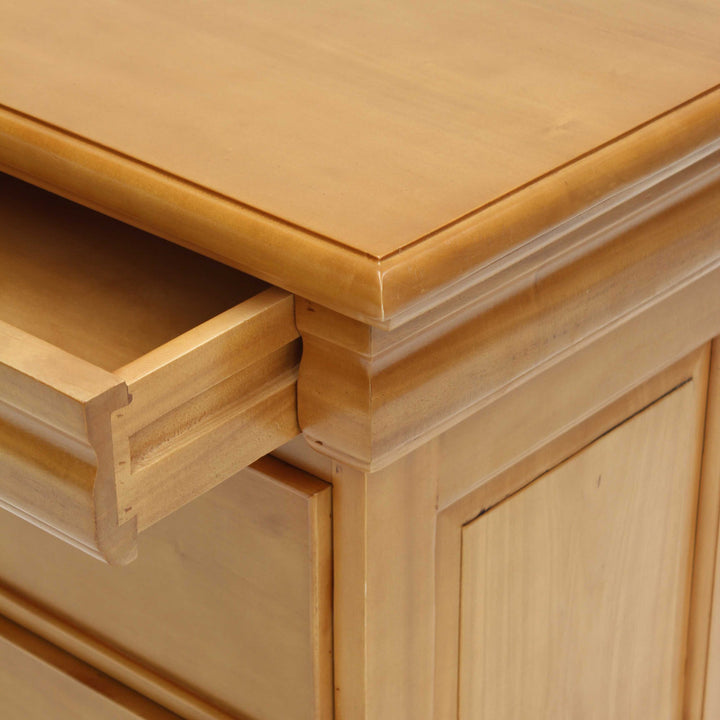 Hidden Drawer Wide Bedside Cabinet