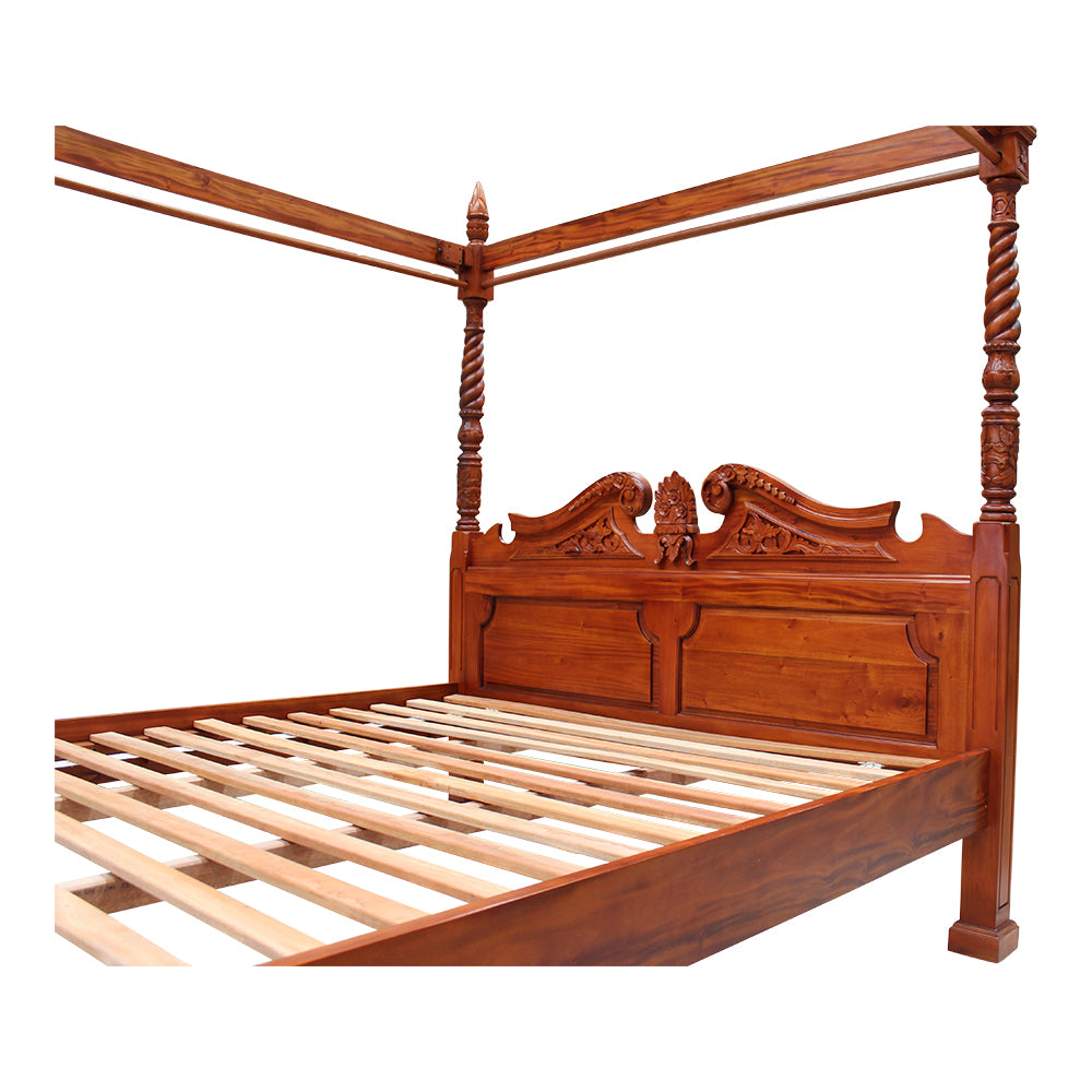 Queen Anne Four Poster Bed - King size - Wholesale