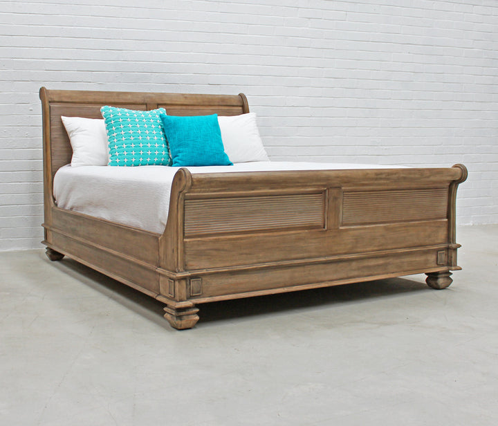 Cezanne Sleigh Bed - Queen Size