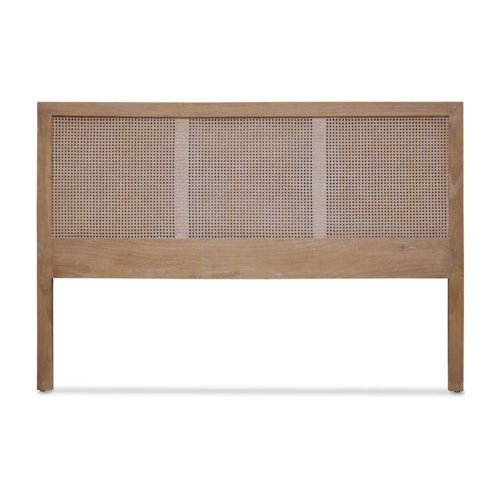 Queen Size Mala Timber and rattan bedhead