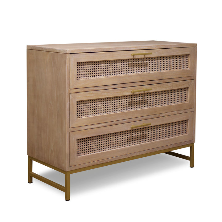 Mala Timber and Rattan Lowboy