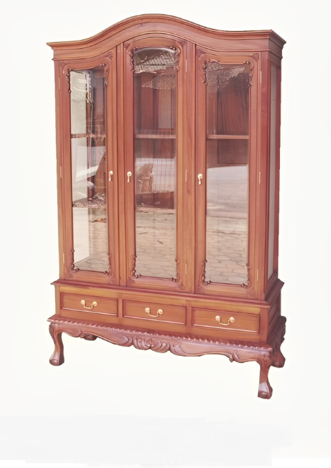 Chippendale Glass Display Cabinet