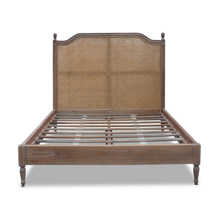 Marseille Rattan Bed - Queen Size