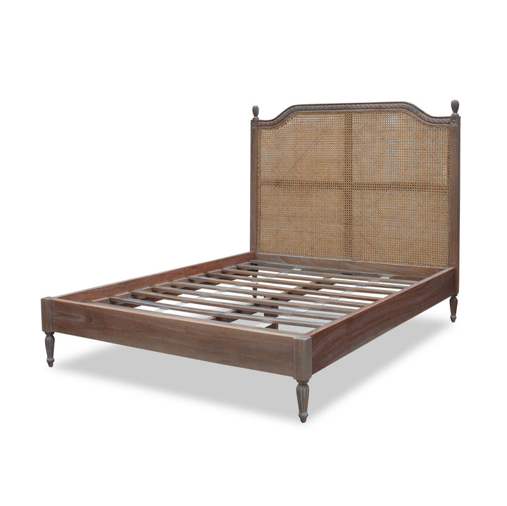 Marseille Rattan Bed - Queen Size