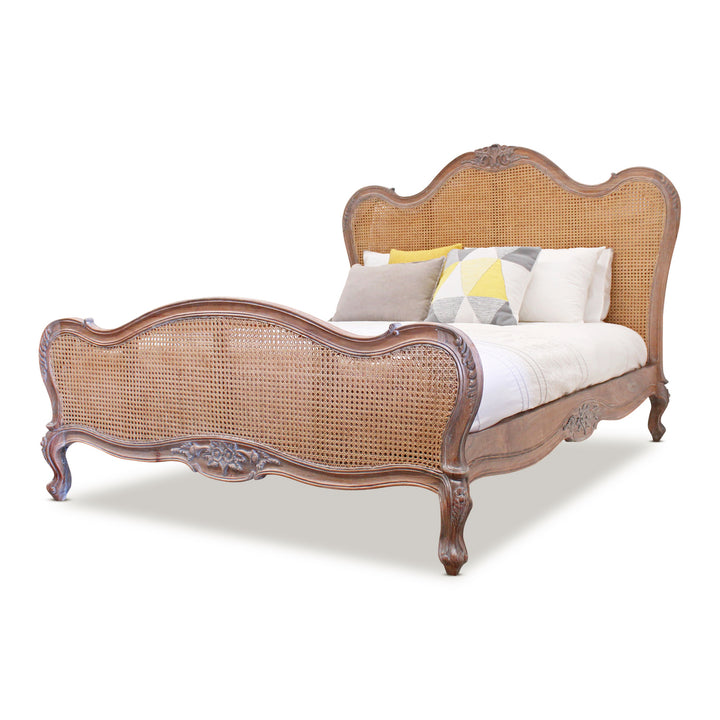 Parisian Rattan Bed - King size