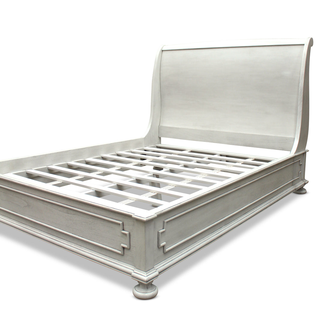 Augusta Sleigh Bed - Queen Size - Wholesale