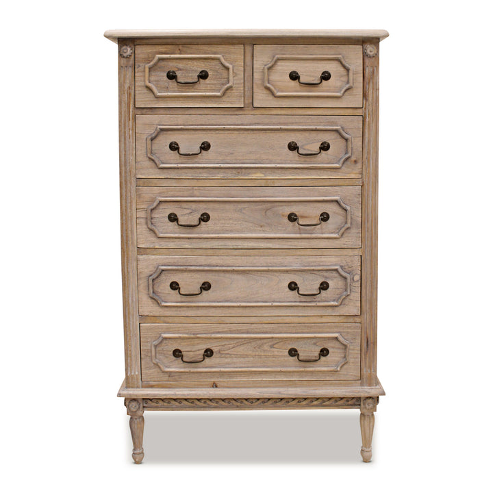 Marseille 6 Drawer Tallboy