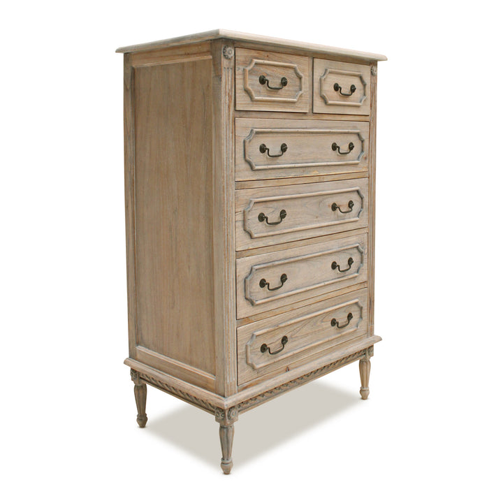 Marseille 6 Drawer Tallboy