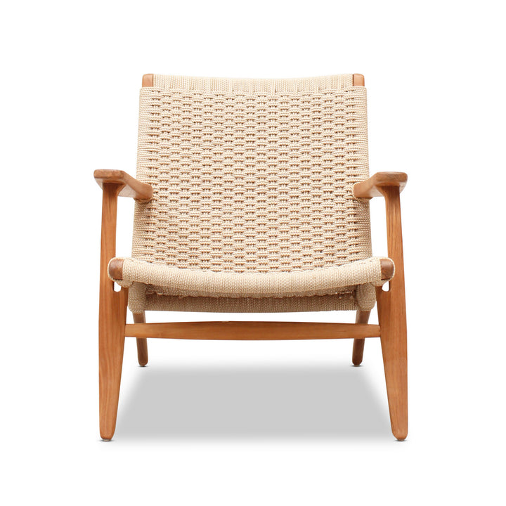 Teak and String Weave Easy Chair - Wholesale