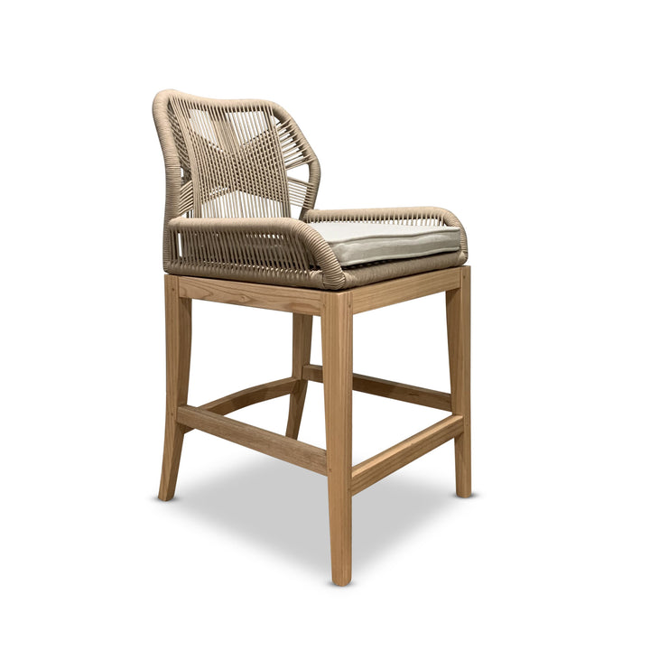 Zion rope weave counter stool