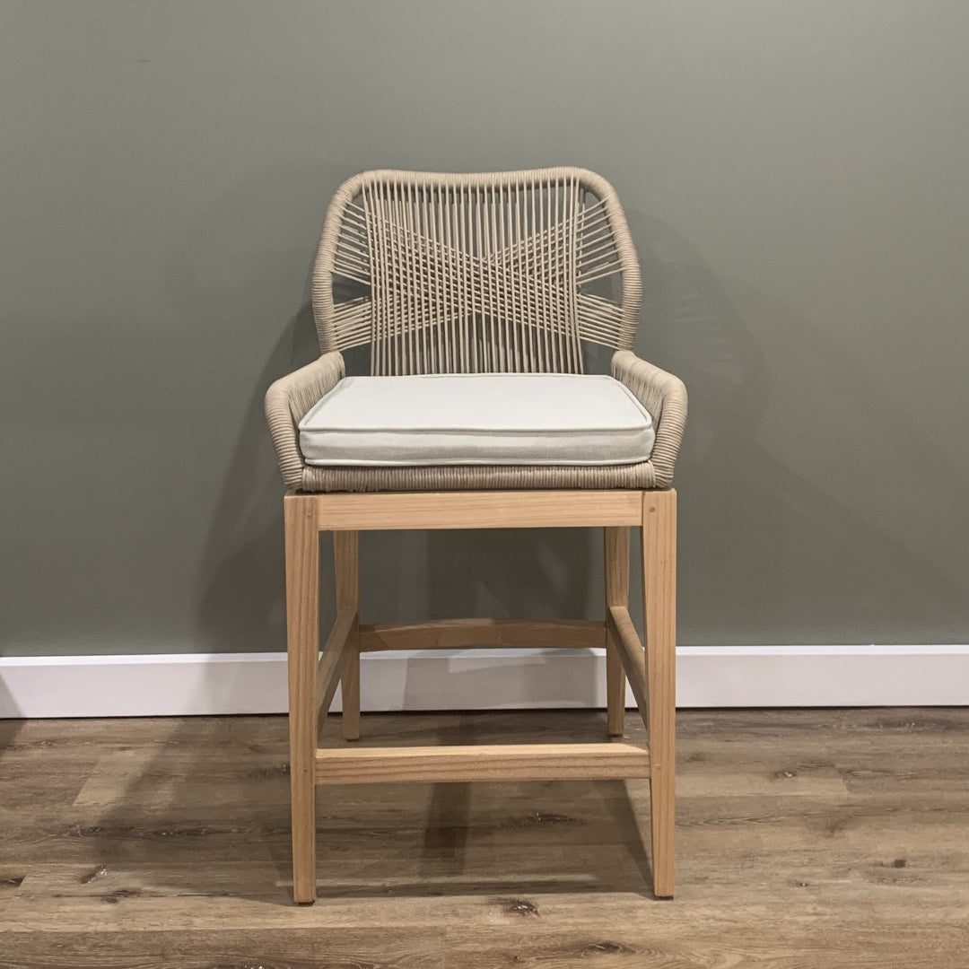 Zion rope weave counter stool