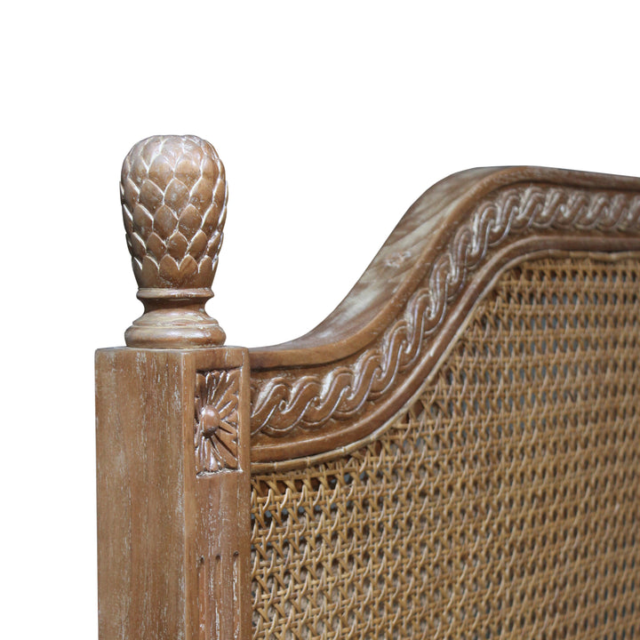 Marseille Rattan Bedhead - King Size