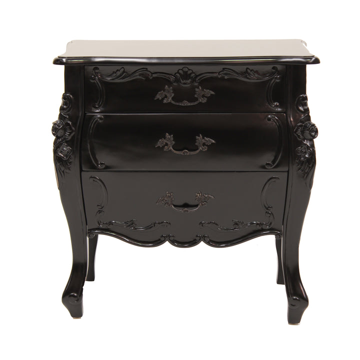 Rococo Bedside - Three Drawer