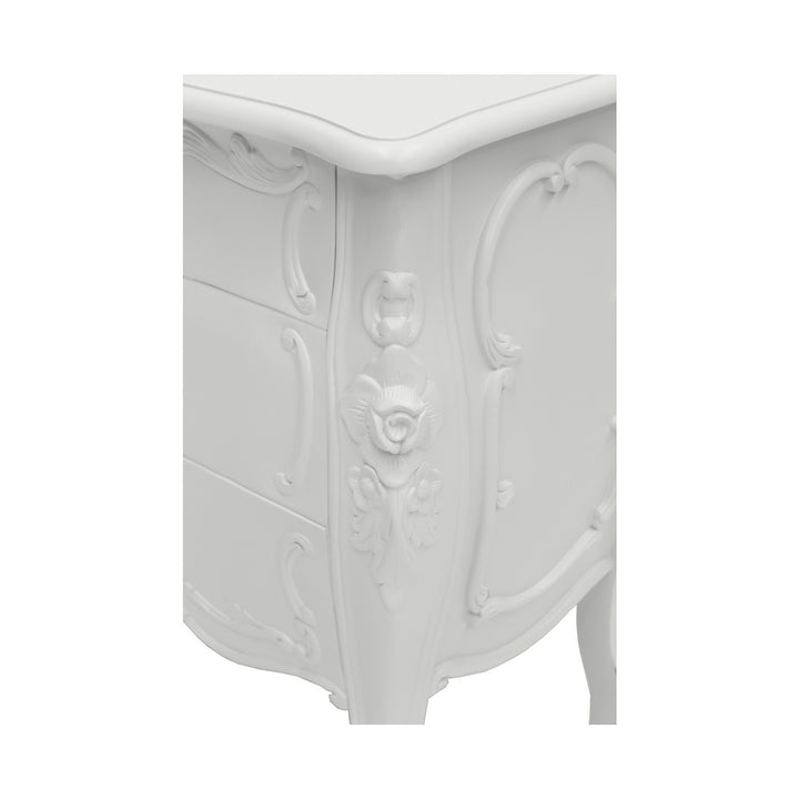 Rococo Bedside - Three Drawer