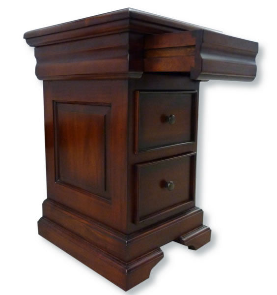 Hidden Drawer Bedside Cabinet