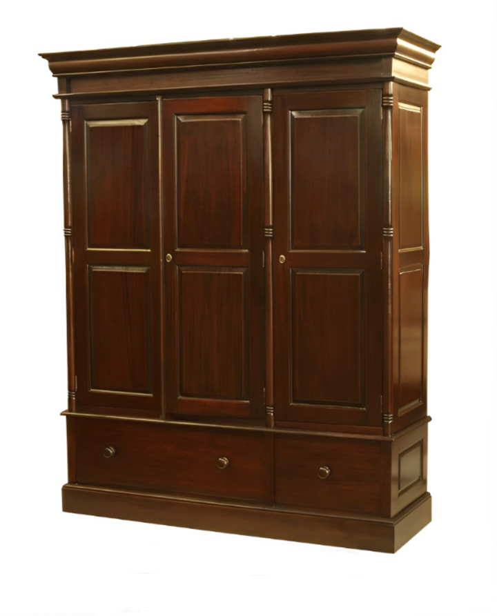 Colonial Style Wardrobe - Large