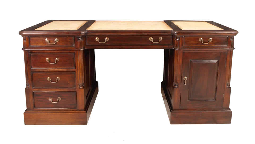 Lawson Mahogany Partner Desk