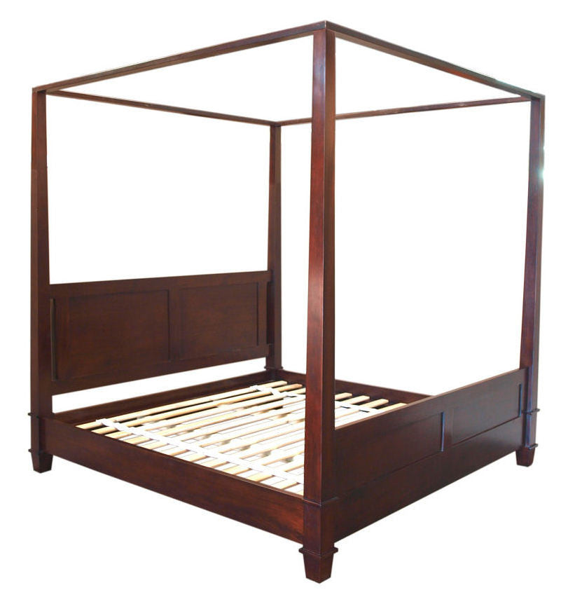 Queen Size - Straight Four Poster Bed