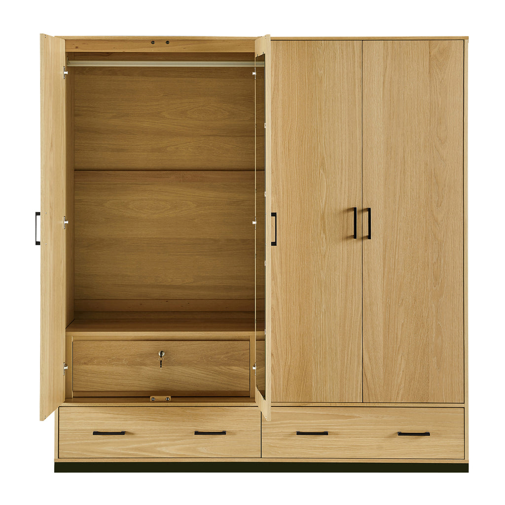 Scandic 4 door wardrobe – Hudson Furniture